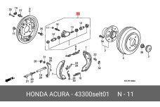 HONDA 43300-SEL-T01