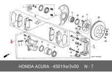 HONDA 45019-SR3-V00