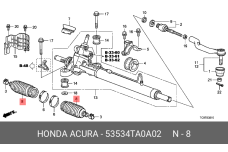 HONDA 53534-TA0-A02