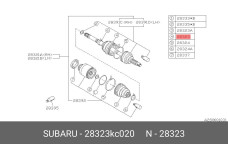 SUBARU 28323-KC020
