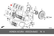 HONDA 45022-TV8-E02