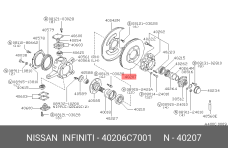 NISSAN 40206-C7001