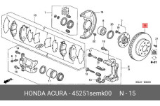 HONDA 45251-SEM-K00