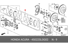 HONDA 45022-SL0-G02