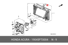 HONDA 19045-PT0-004