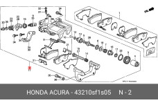 HONDA 43210-SF1-S05