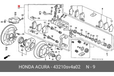 HONDA 43210-SV4-A02