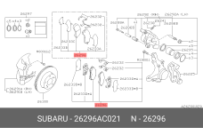 SUBARU 26296-AC021