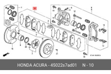 HONDA 45022-S7A-D01