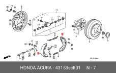 HONDA 43153-SEL-T01