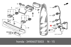 HONDA 34906-ST5-003