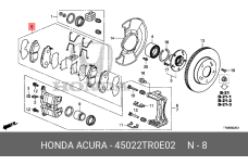 HONDA 45022TR0E02