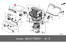 HONDA 80291-T5R-P01