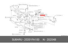 SUBARU 20201-FA100