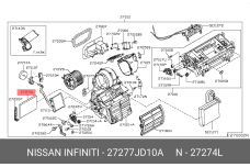 NISSAN 27277-JD10A