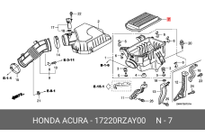 HONDA 17220-RZA-Y00