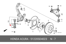 HONDA 51220-SD4-023
