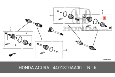 HONDA 44018-T0A-A00