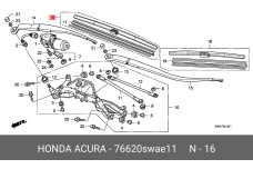 HONDA 76620-SWA-E11