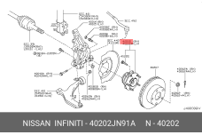 NISSAN 40202-JN91A