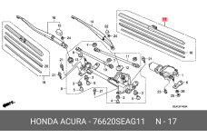 HONDA 76620-SEA-G11