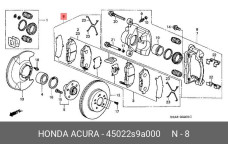 HONDA 45022-S9A-000