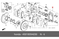HONDA 45018-S9A-E00