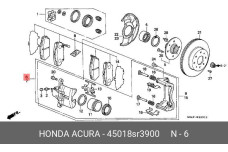 HONDA 45018-SR3-900