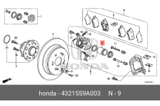 HONDA 43215-S9A-003