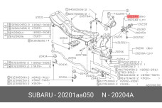 SUBARU 20201-AA050