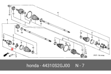 HONDA 44310-S2G-J00