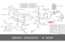 SUBARU 20202-AG181