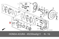 HONDA 45230-SS0-G11