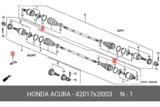 HONDA 42017-S2L-003