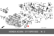 HONDA 31110-P01-003