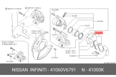 NISSAN 41060-V6791