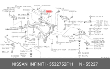 NISSAN 55227-52F11