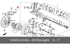 HONDA 43230-SM4-G04