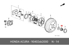 HONDA 90402-SB2-000