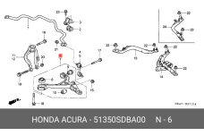 HONDA 51350-SDB-A00