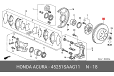 HONDA 45251-SAA-G11