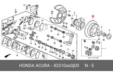 HONDA 42510-SS0-J00