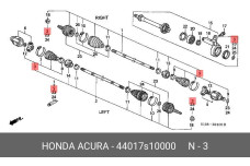 HONDA 44017-S10-000