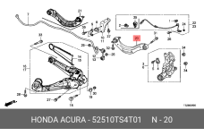 HONDA 52510-TS4-T01