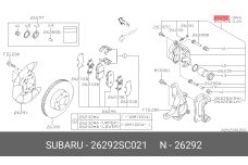 SUBARU 26292SC021