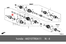 HONDA 44310-TR0-A11