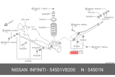 NISSAN 54501-VB200