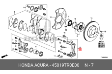 HONDA 45019-TR0-E00