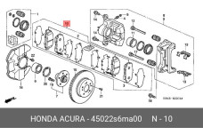 HONDA 45022-S6M-A00