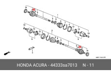HONDA 44333-SA7-013